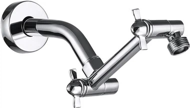 5 "lengan lanjutan kepala mandi tembaga