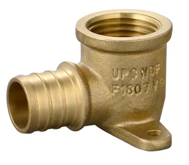 PEX tembaga 90 darjah siku pemasangan