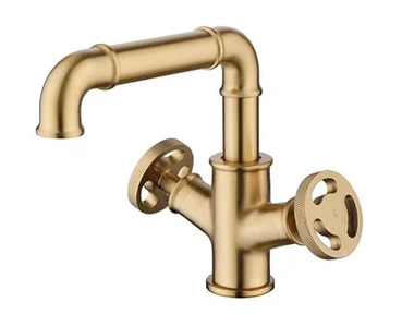 Keran tenggelam bilik mandi tembaga vintaj